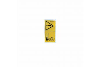 UPPER SERIES TRANSPORT BELTS DANGER LABE