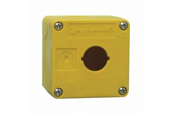 YELLOW 800FD-1PY,E-STOP PLASTIC CASE