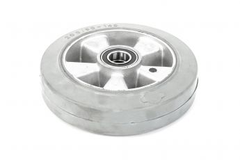 Wheel Ø200X50 hole 25 grey rubber