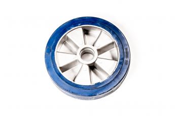 Wheel Ø300X60 hole 25 grey rubber