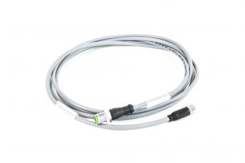 CONN. M8 M12 JACK CABLE L.2MT